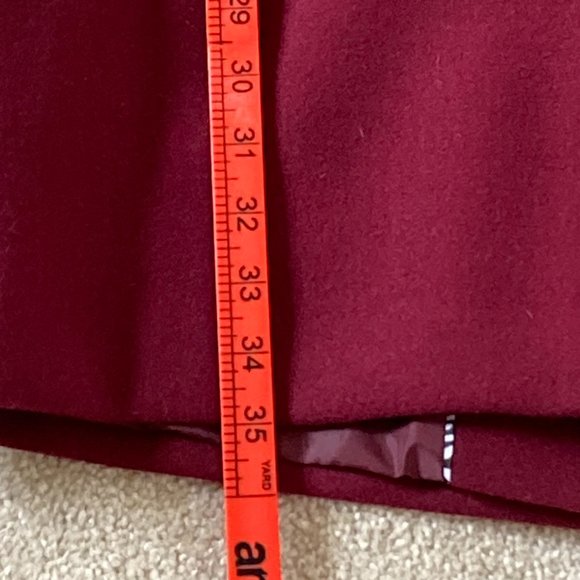 BNWT George Women's Asda Plum Burgundy Coat Size 14 - Picture 7 of 16